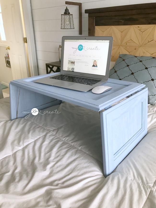 Make a lap desk from cupboard doors, MyLove2Create