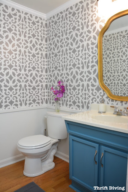 Bathroom makeover feature, MyLove2Create