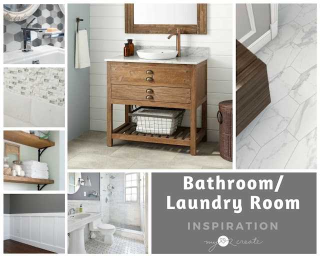 Bathroom laundry room inspiration for remodel, MyLove2Create