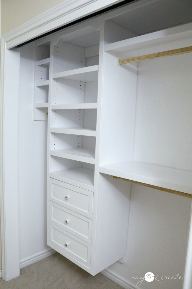 Building tips for a DIY closet, MyLove2Create