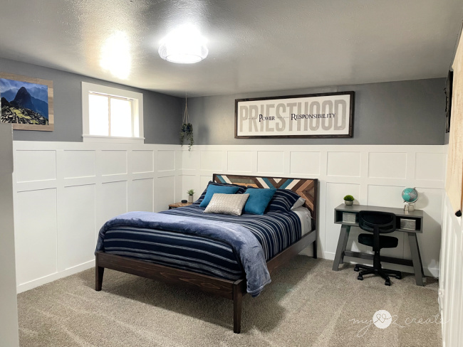 Teen boy bedroom makeover