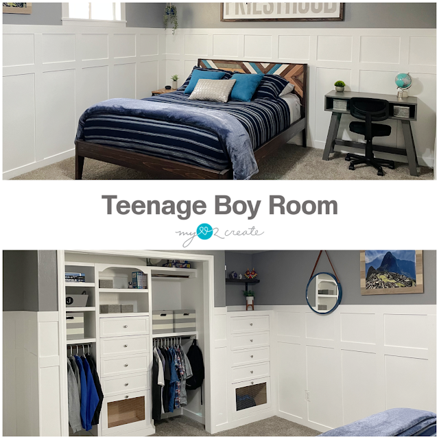 Teenage Boy Room Reveal, MyLove2Create