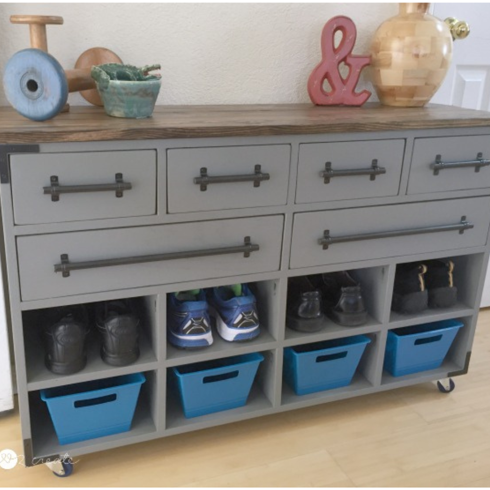 Shoe Cubby Dresser