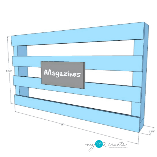 Magazine Rack or Piano Book Rack Building Plans - Image 2